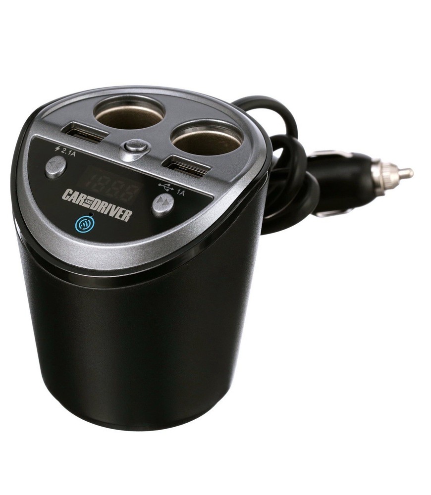 2 Pack Car And Driver Bluetooth Power Station FM Transmitter & Charger