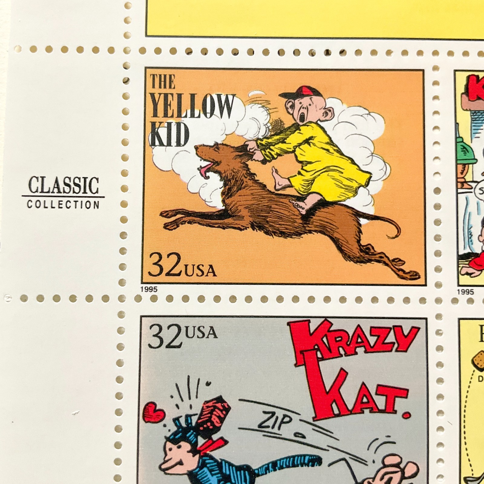 USA Stamps 1995 Comic Strip Classics + 2009 TV Early Memories Sheets MNH