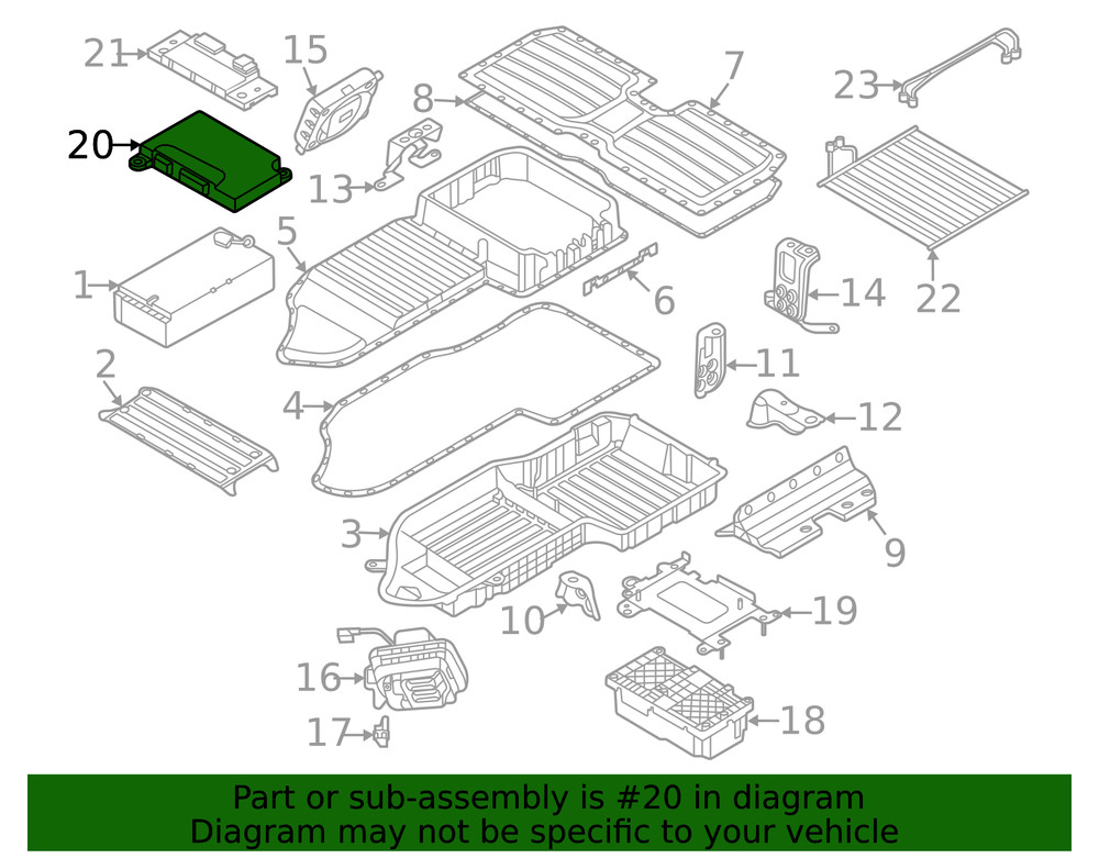 Genuine BMW Control Module 61-27-8-854-048