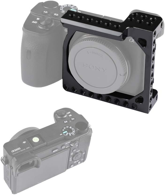 CAMVATE Tiny Cinema Camera Cage Kit for EOS-M - 1850 Black-2