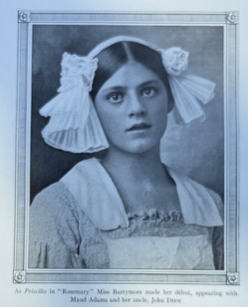 1911 Actress Ethel Barrymore illustrated