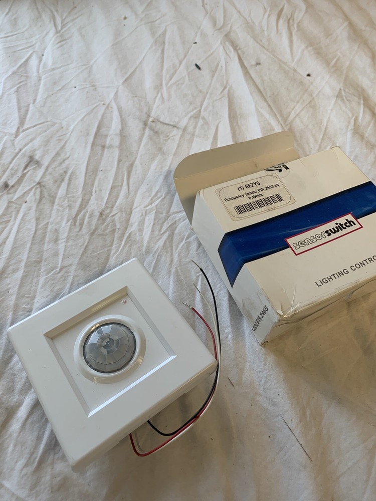 SENSOR SWITCH Occupancy Sensor: Hard Wired, Ceiling, 2,463 sq ft Coverage