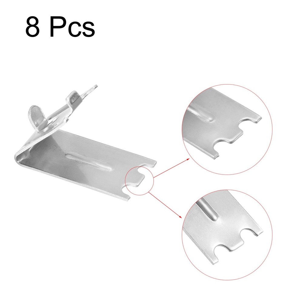 Freezer shelf clip, shelf support bracket 1mm thickness 8pcs