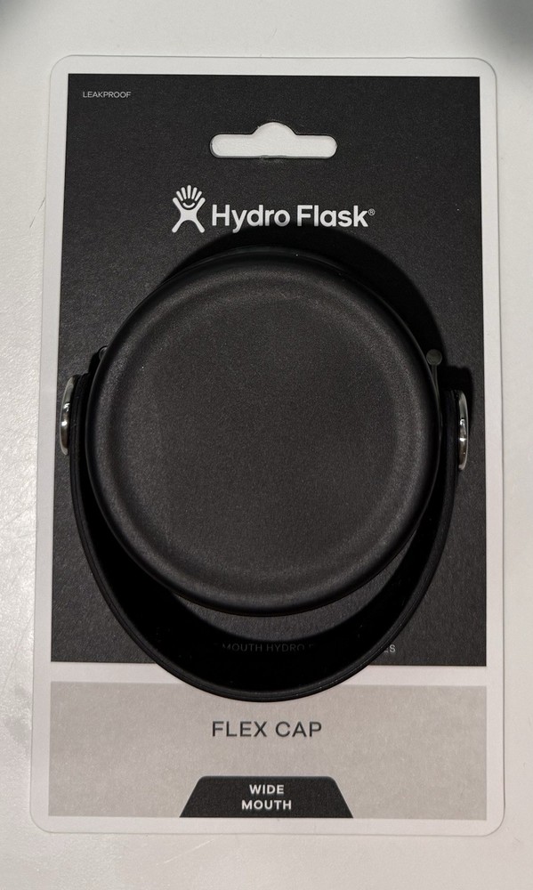 Hydro Flask Wide Flex Cap Replacement Lid Black Leakproof Insulated