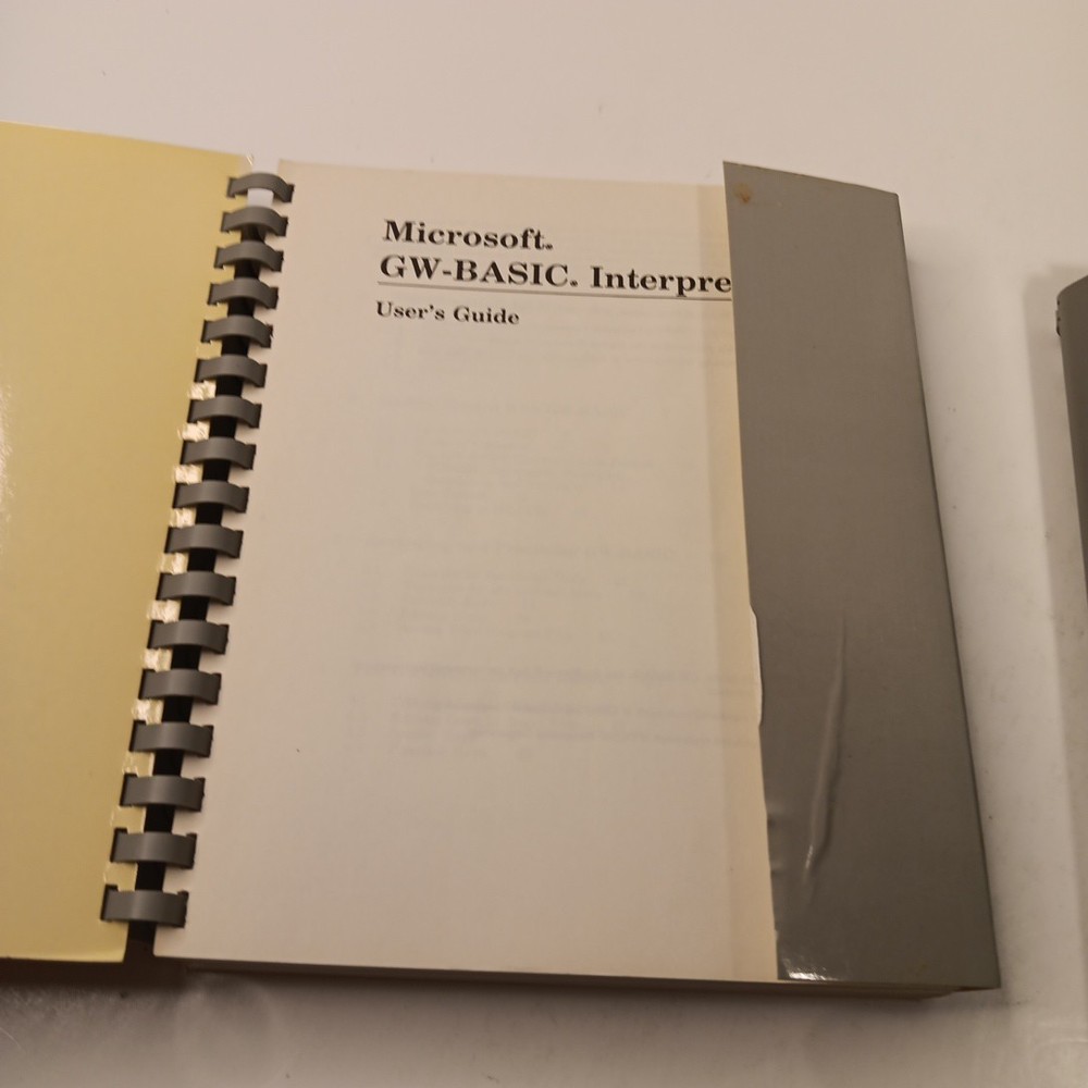 S550 SAMSUNG Computer GW-BASIC & MS-DOS Users/Reference Guides COMB (1987)