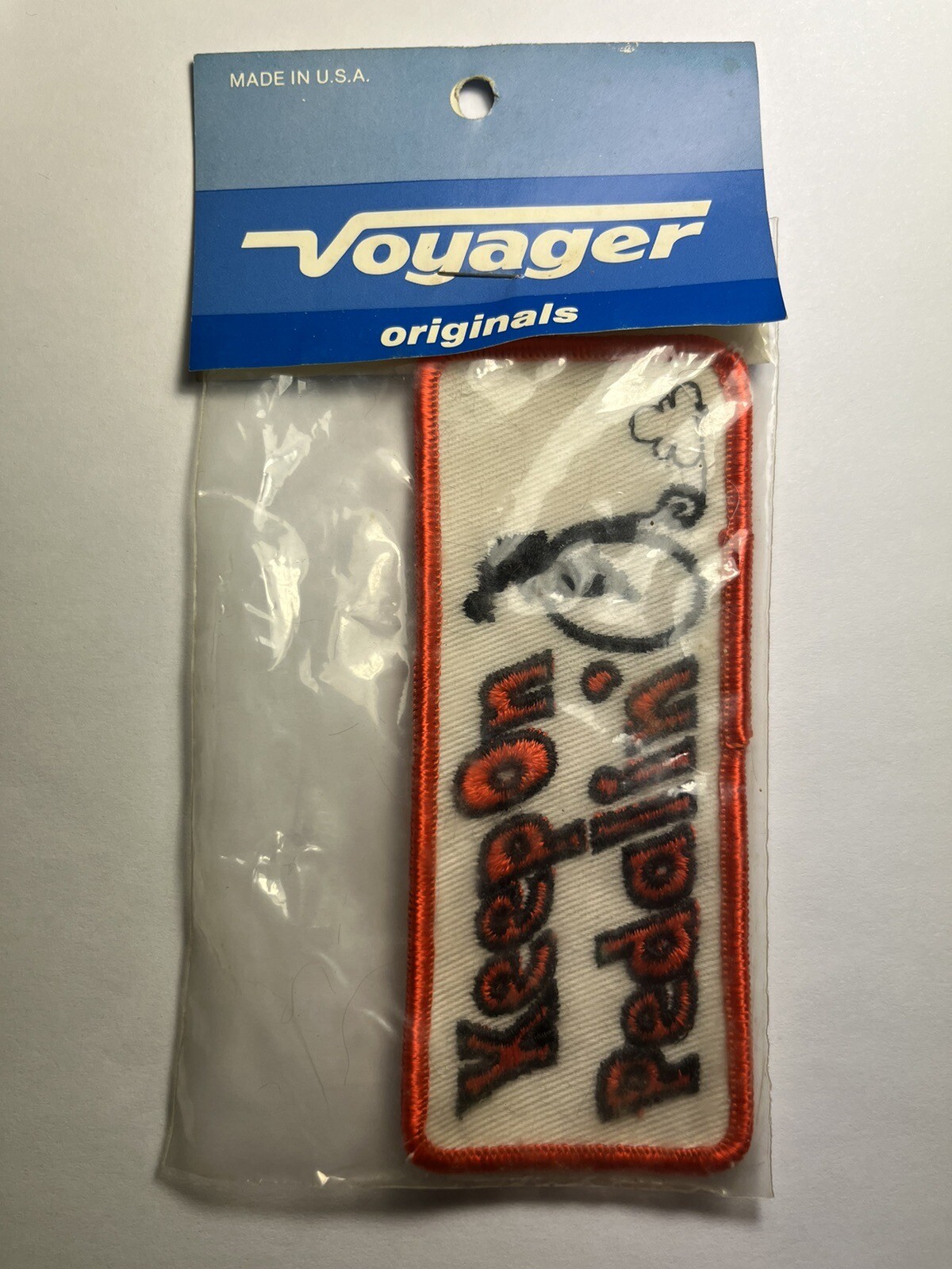 KEEP ON PEDALIN' Bike Riding Patch Vintage Voyager Originals