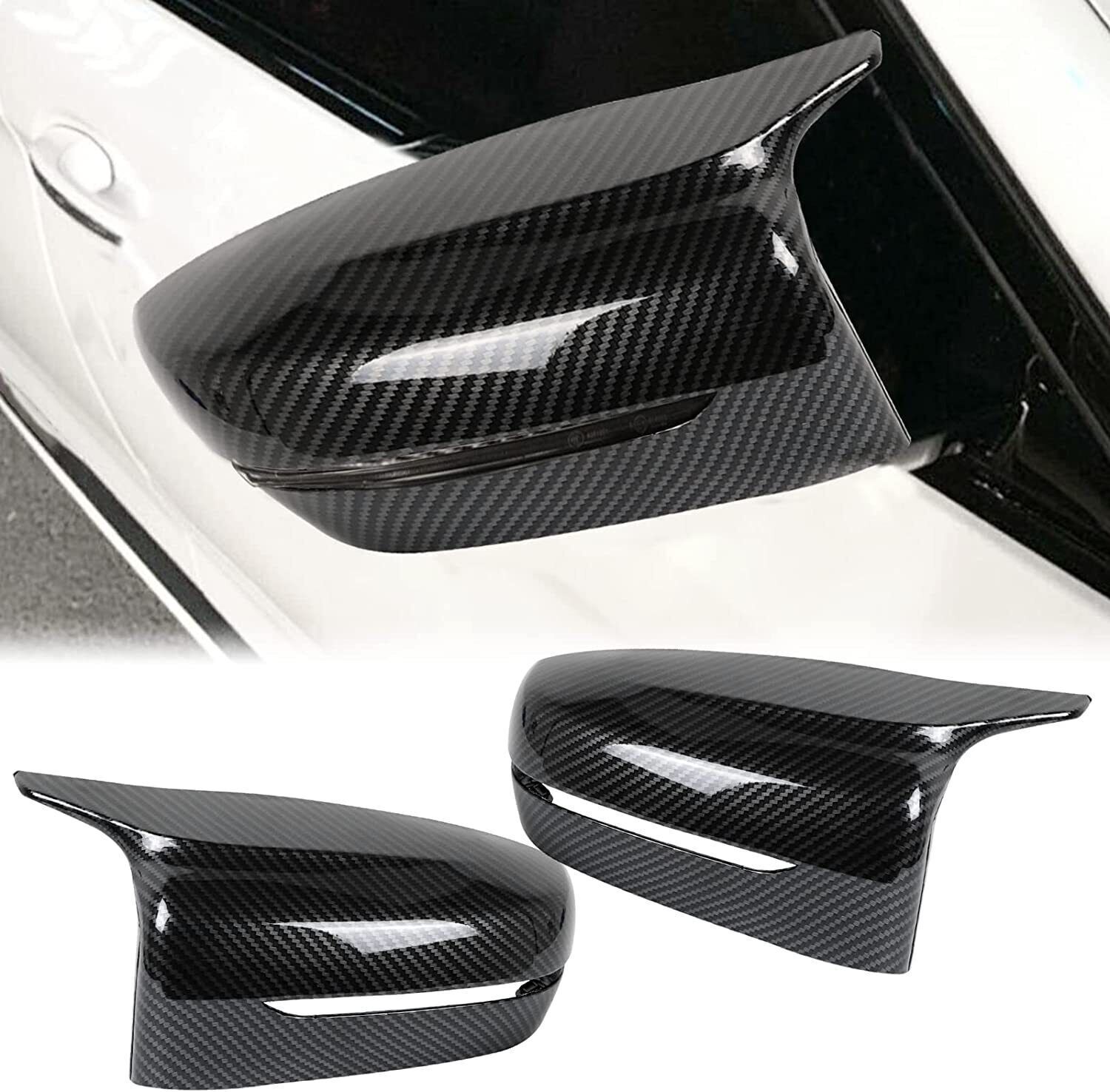CARBON FIBER FOR BMW G30 G20 G11 G12 M STYLE SIDE MIRROR COVER CAP Clip-ON 17-22