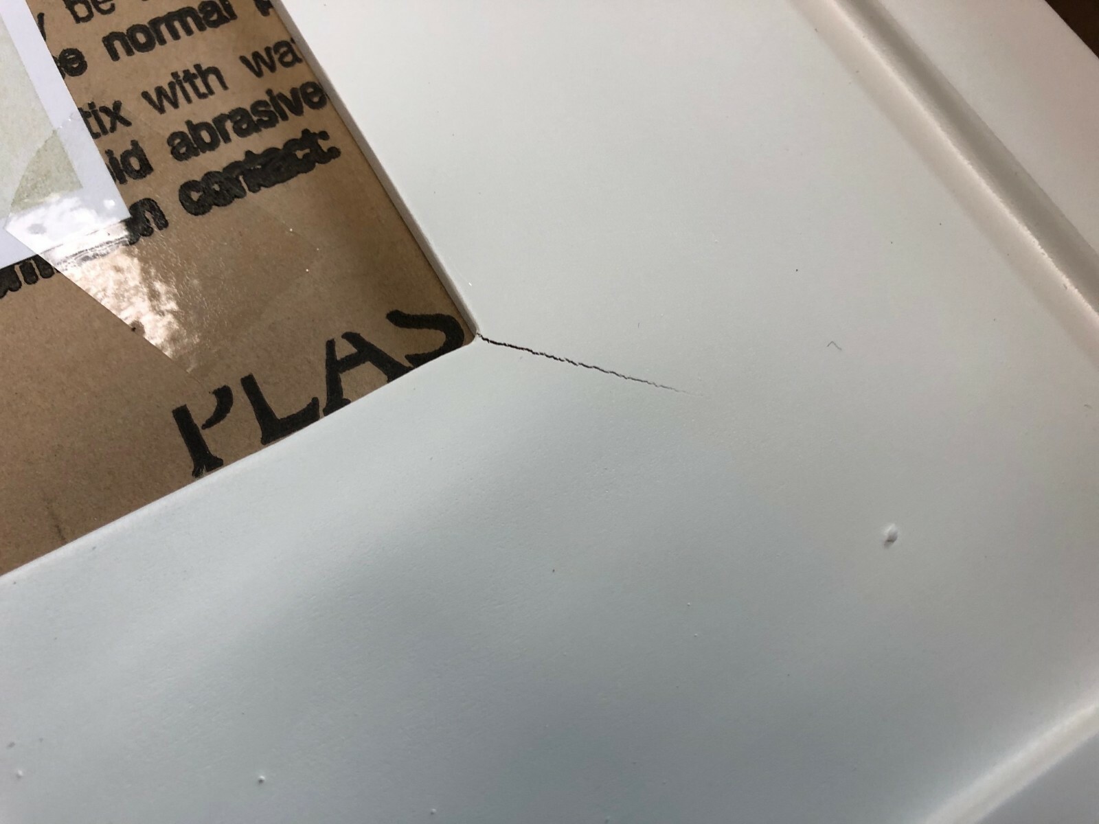 recessed medicine cabinet w/ picture frame door, no mirror, white interior 14x18