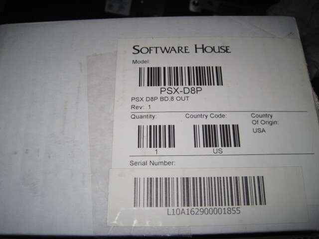 Software House PSX-D8P Power Supply-NEW