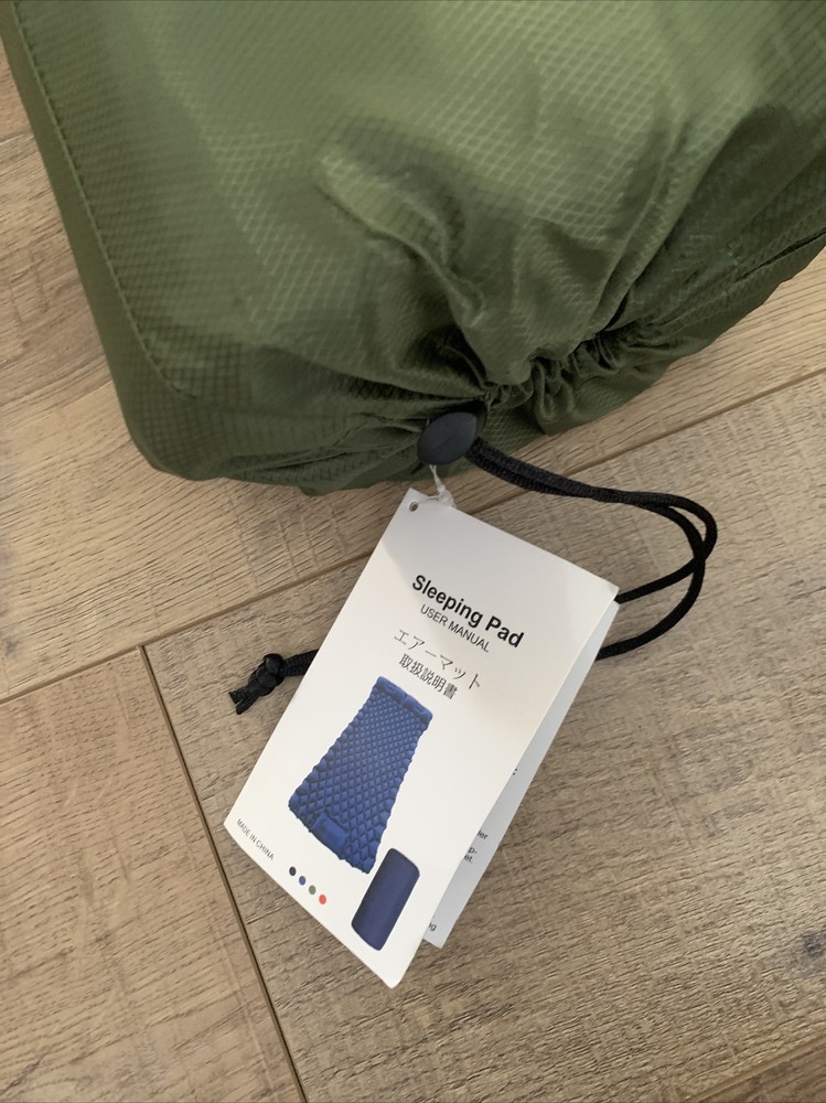 Inflatable Backpacking Sleeping Pad With Built In Pump