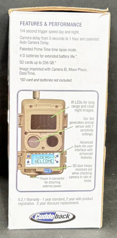 Cuddeback Cuddelink L Series IR Return Camera