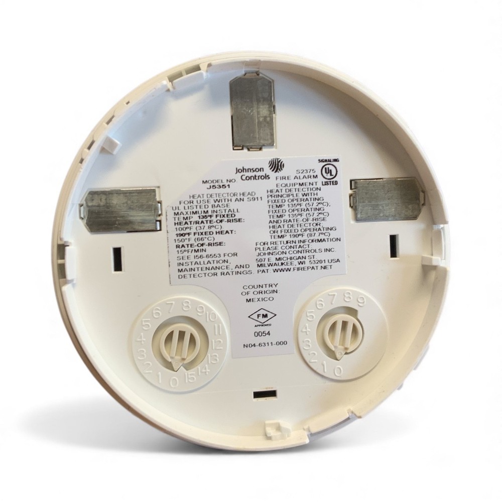 NIB! Johnson Controls J5351 Heat Detector Addressable.