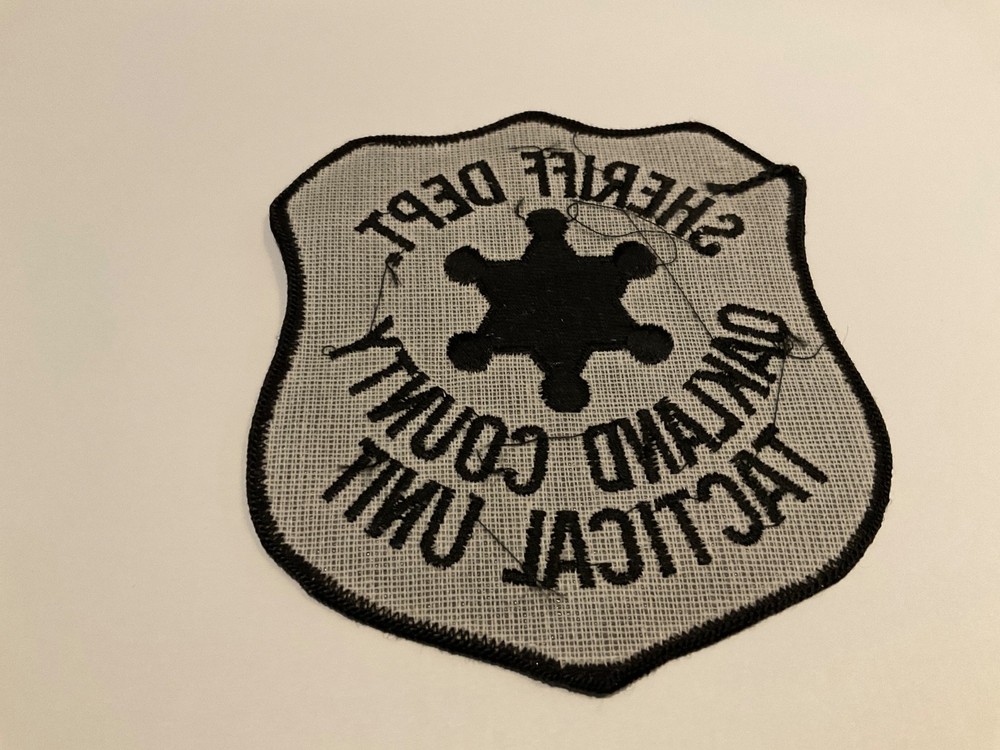 Older State Michigan MI Subdued SWAT SRT patch