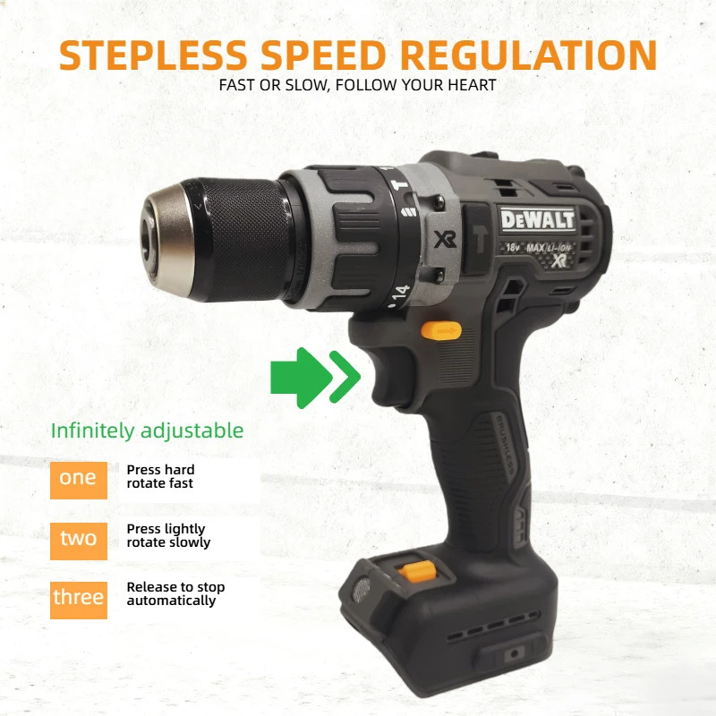 DEWALT DCD791 Compact Cordless Drill Brushless Motor Drill Screwdriver Multi...