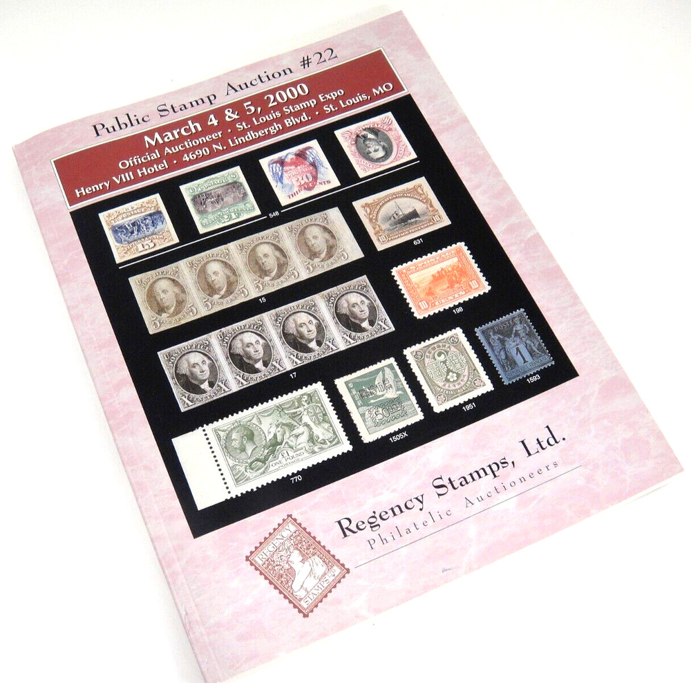 Regency Superior Stamp Auction Catalog 2000 Danzig Zeppelin Covers CIA Invert