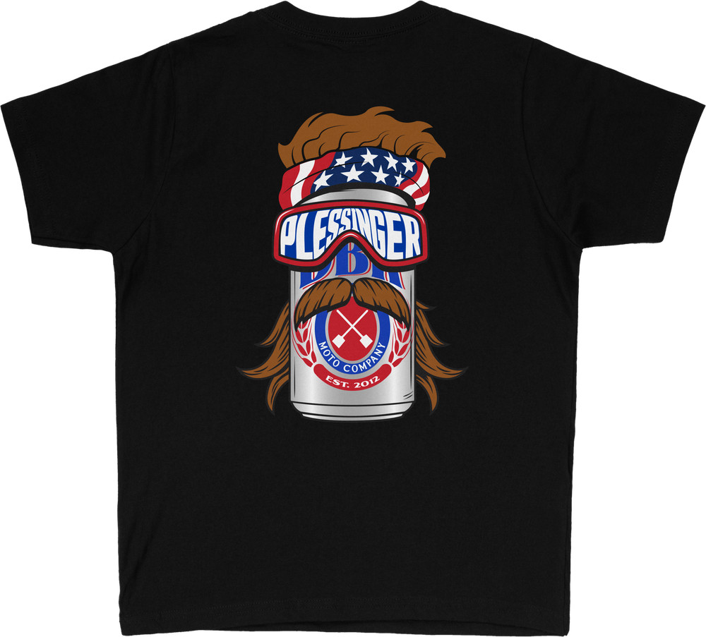 Mullet Madness Youth Tee Black Ym