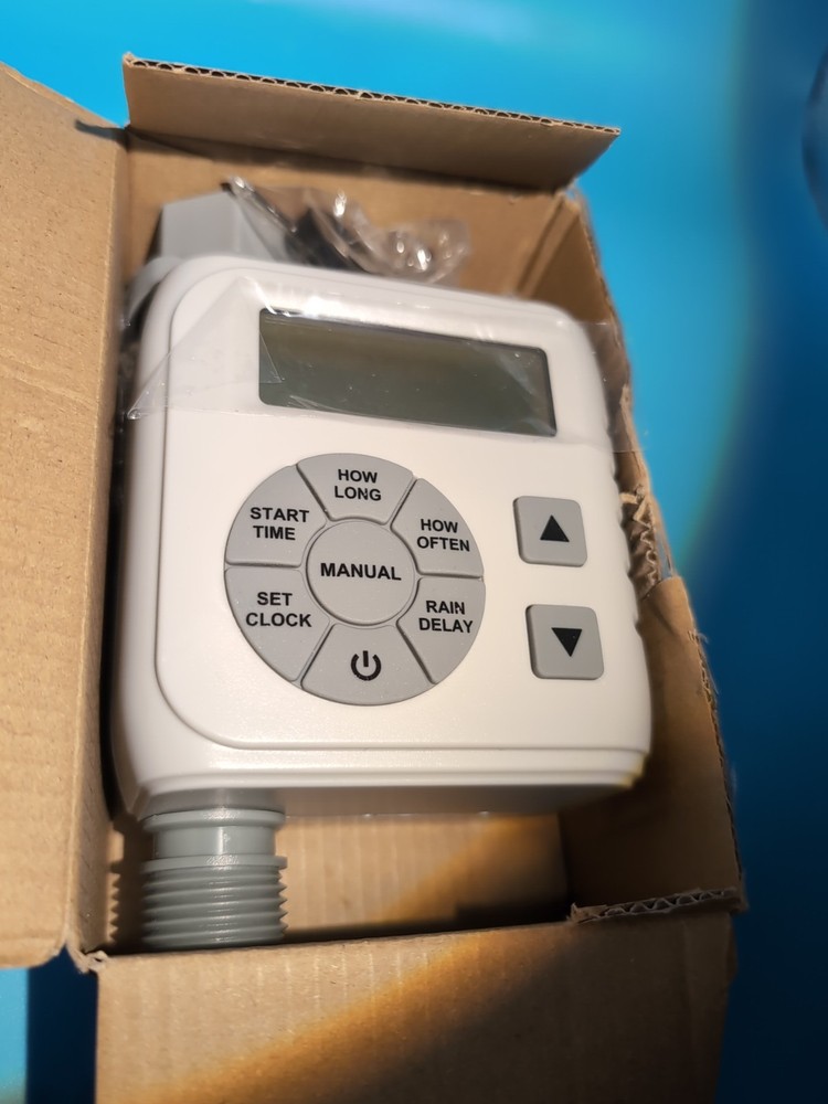 Sprinkler Timer, Programmable Irrigation Water Timer for Garden Hose, Solar/Batt