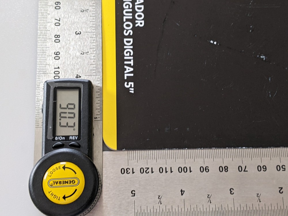 Digital Angle Finder, 5" No.822 . New, Open Box