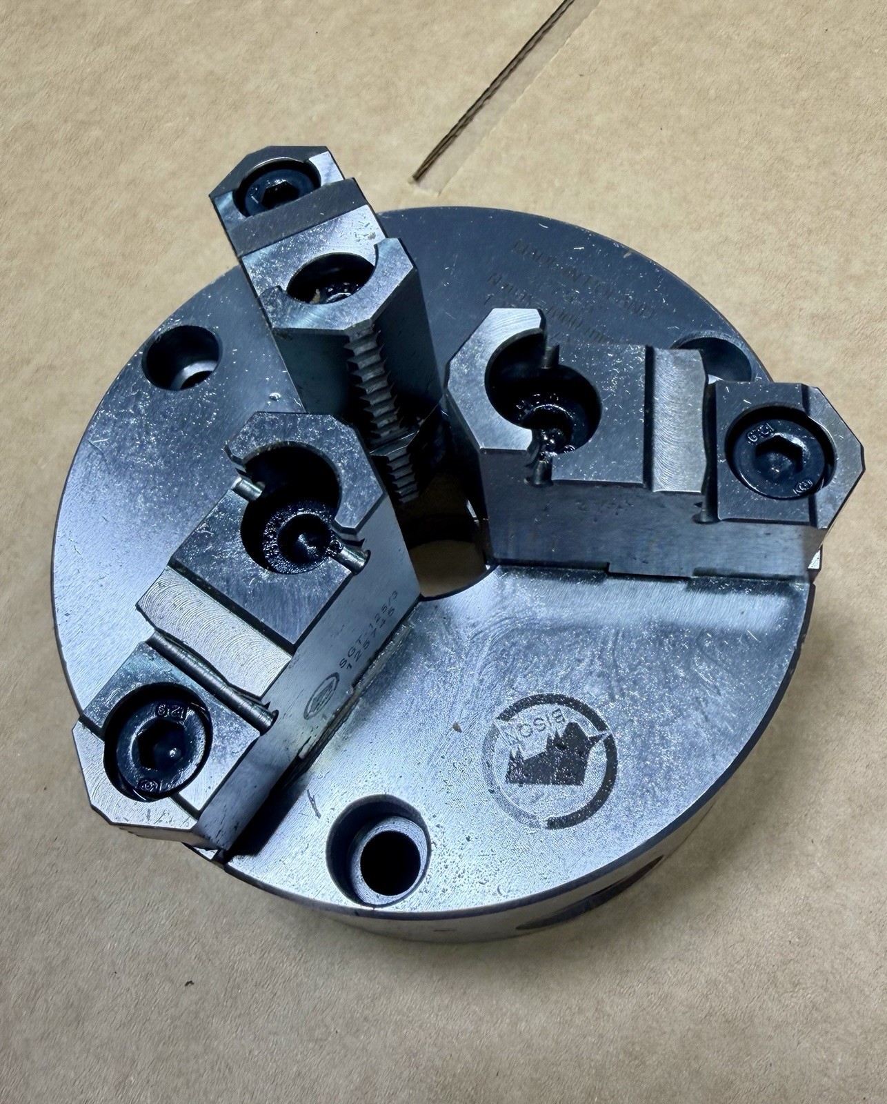 BISON 3275-5" Self Centering Manual Lathe Chuck 5 inch, 3 Jaw 7-812-0500