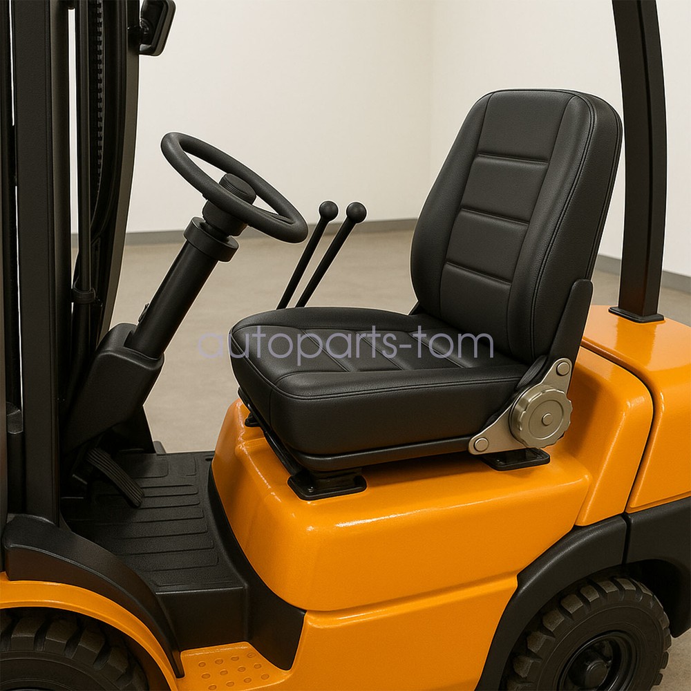 Universal Forklift Lawn Mower Tractor Seat Adjustable Backrest Waterproof