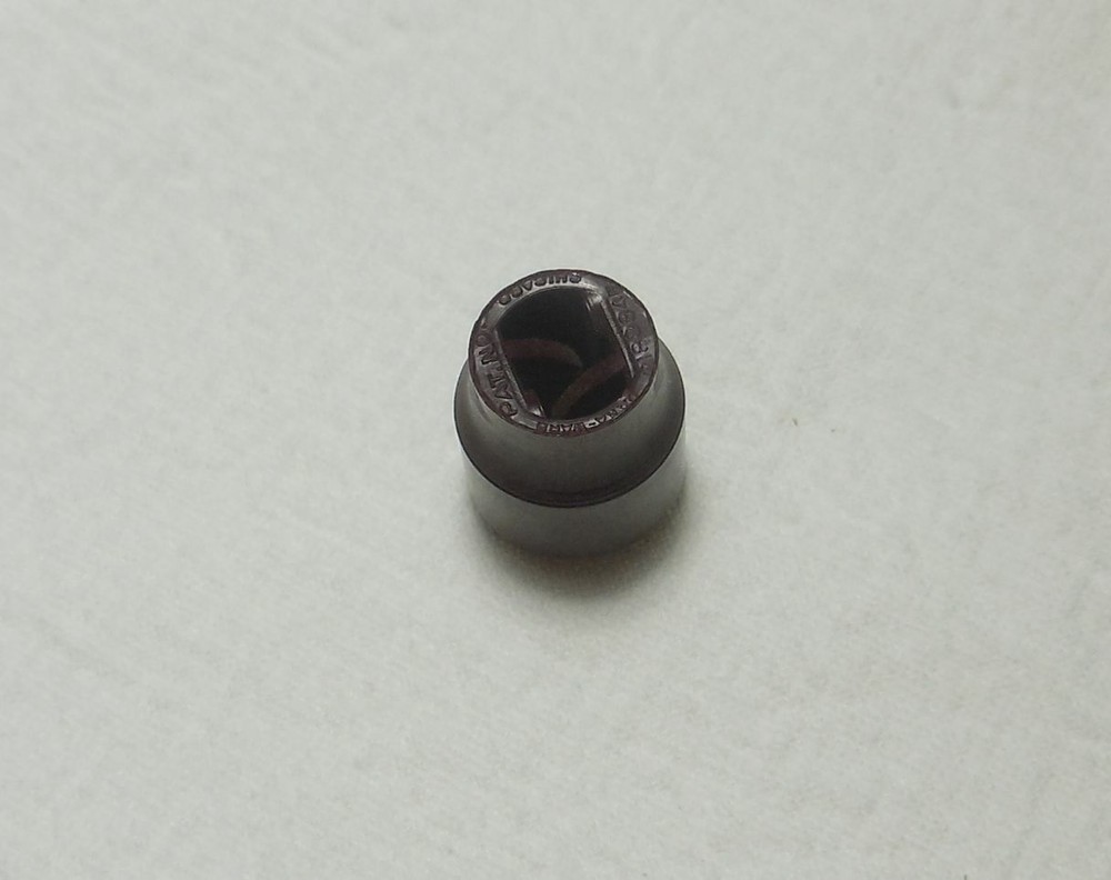 Original NOS Davies Daka Ware Knob Reddish Brown NOS