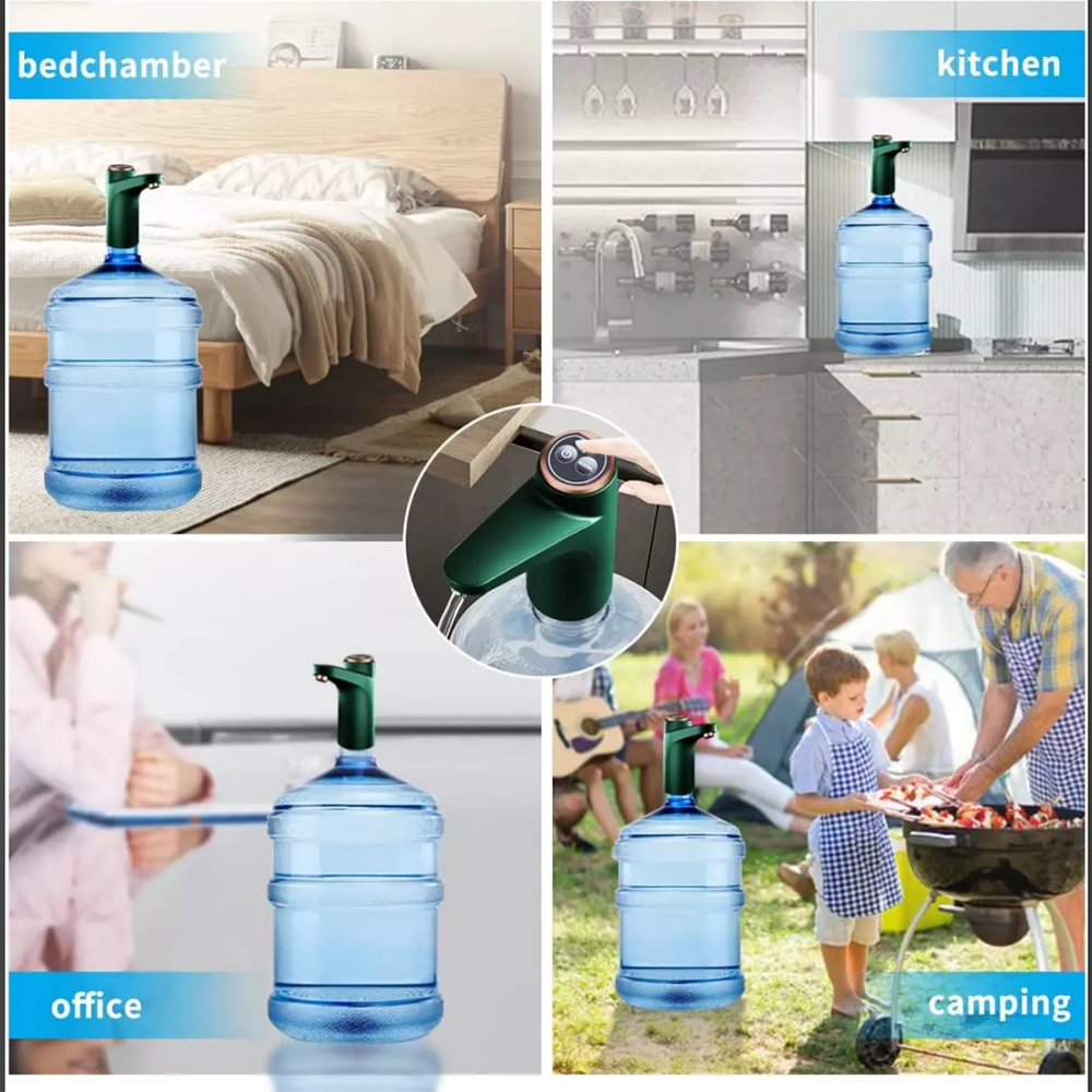 Water Bottle Switch Pump Electric Automatic Universal Jug Dispenser 5 Gallon USB