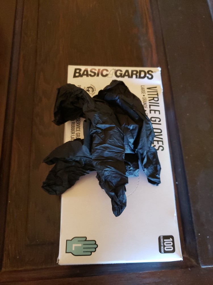 nitrile gloves large 100