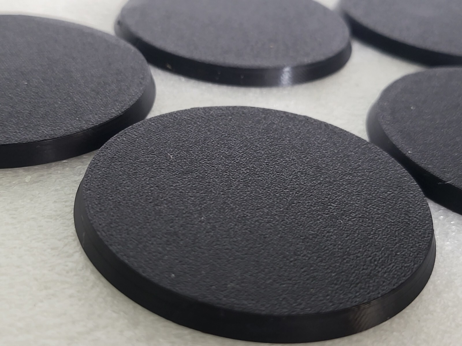 Lot Of 5 - 50mm Round Bases For Warhammer 40k & AoS Bitz Heavy Gear