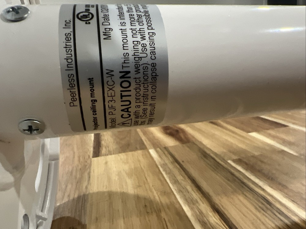 PEERLESS ceiling projector mount universal adapter plate PJF3-EXC-W