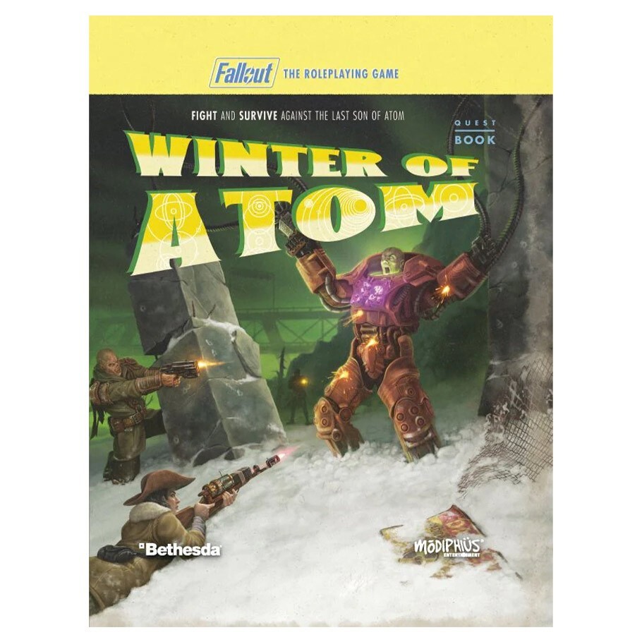 Fallout RPG Roleplaying Game RPG Winter of the Atom Quest Book MUH0580202