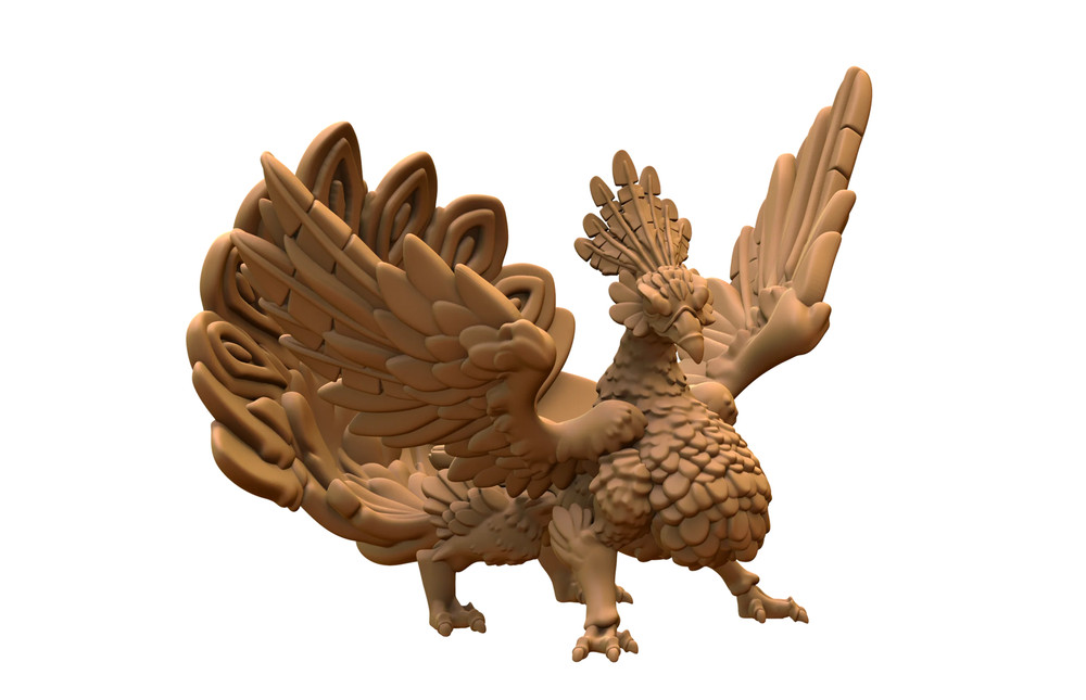 Capsule Chibi - Peacock Dragon