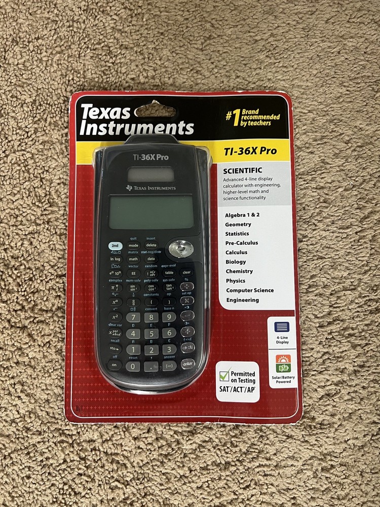 Texas Instruments TI- 36X Pro Graphing Calculator, New