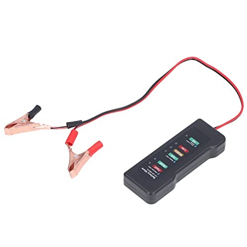Relay Battery Tester, 12V Digital Battery Tester with Sound Reminder Function,