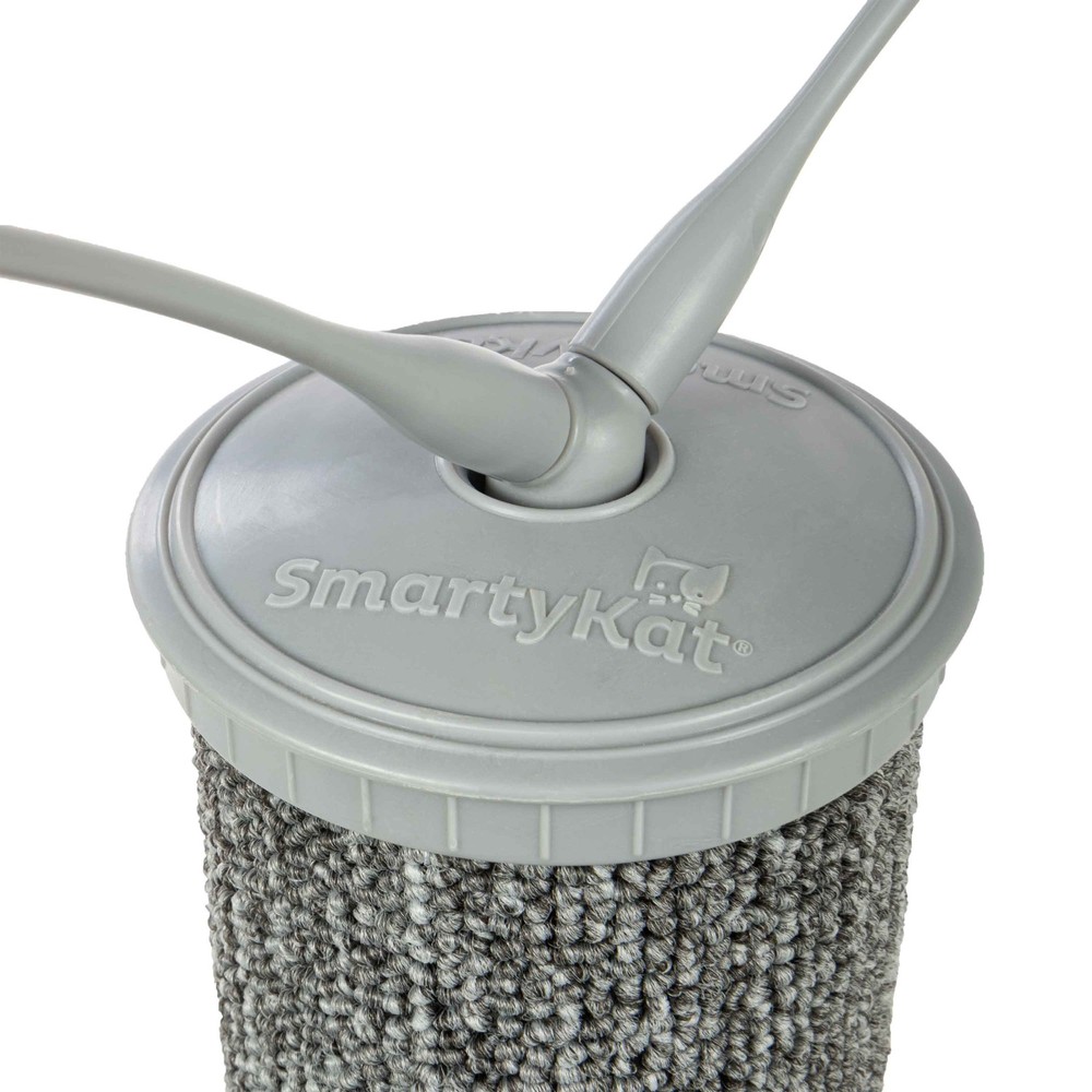 SmartyKat Scratch 'N Spin, Carpet Scratching Post Interactive Spinning Cat Toy