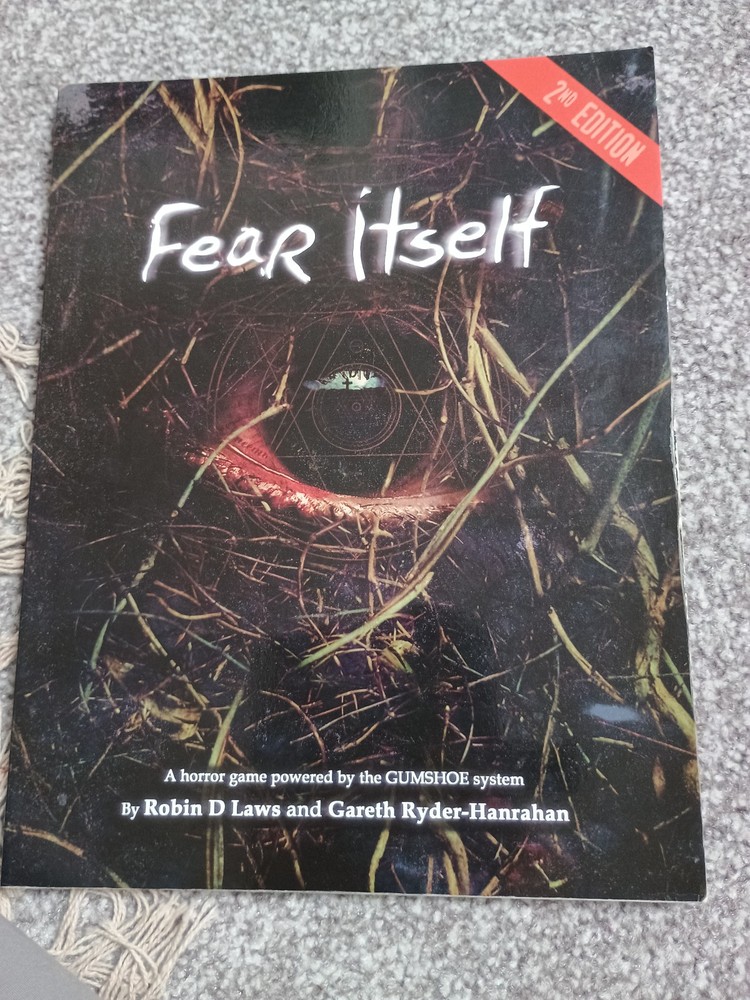 Fear Itself 2nd Edition - Horror RPG GUMSHOE system (Pelgrane Press)