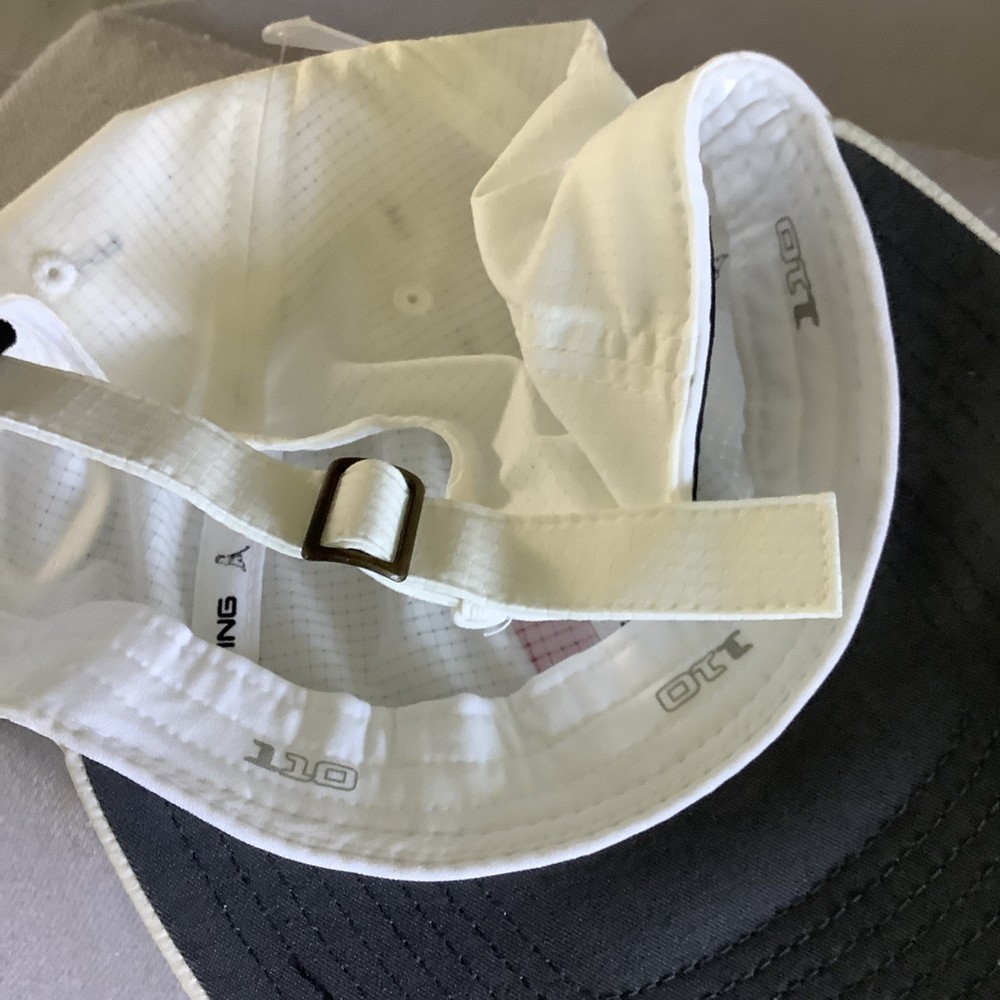 Ping Golf HW RNRCP 211 Hat Adjustable White 110New Flexfit Tech