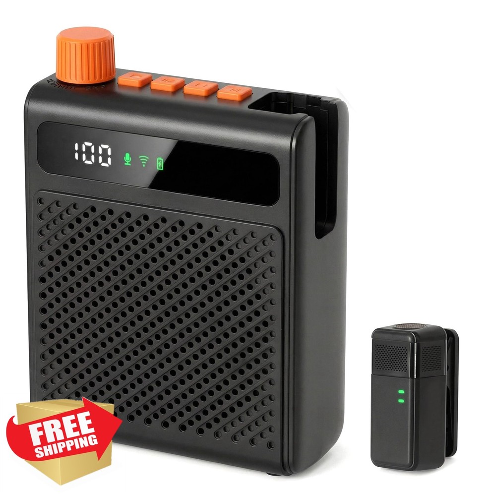 Xvolt Wireless Voice Amplifier 10W Bluetooth Speaker Black Mic