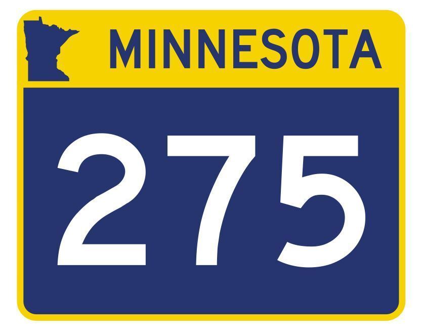 Minnesota State Highway 275 Sticker Decal