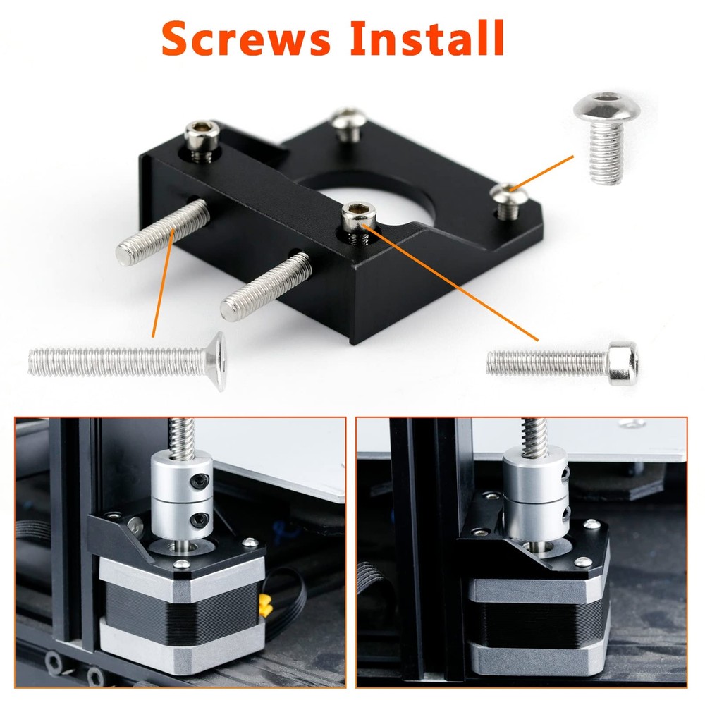 Upgrade Metal Ender 3 Z Axis Stepper Motor Fixed Mount Installation Bracket For