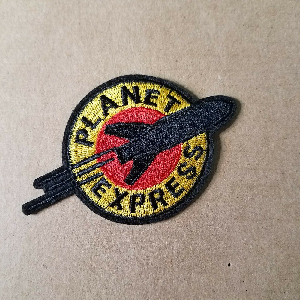 Futurama Planet Express Small Logo embroidered Patch 3 inches wide
