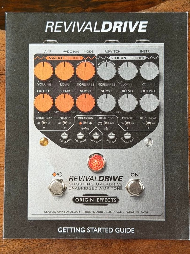 Origin Effects RevivalDrive Overdrive Guitar Effects Pedal