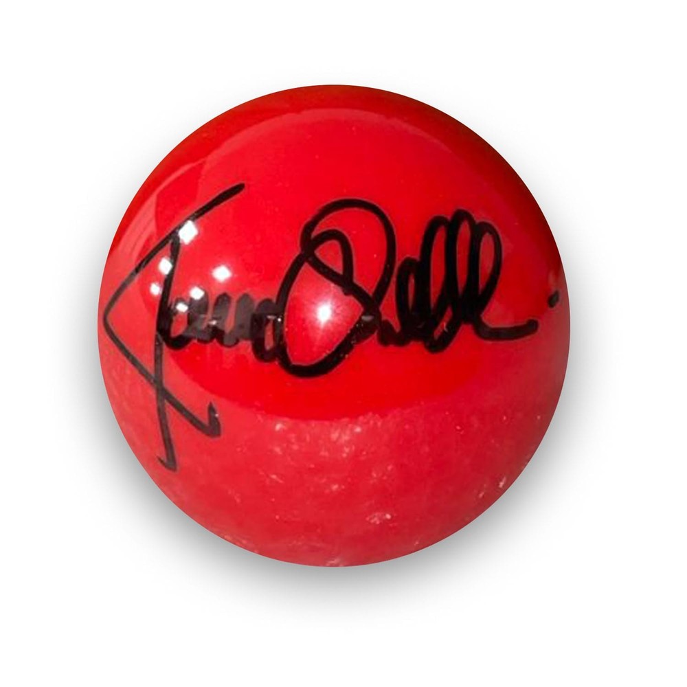 Ronnie O'Sullivan Signed Red Snooker Ball. Display Case With Plaque