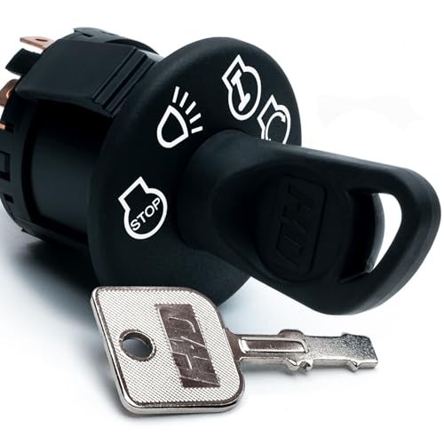 Starter Ignition Key Switch w/Protective Umbrella Key fits John Deere D100