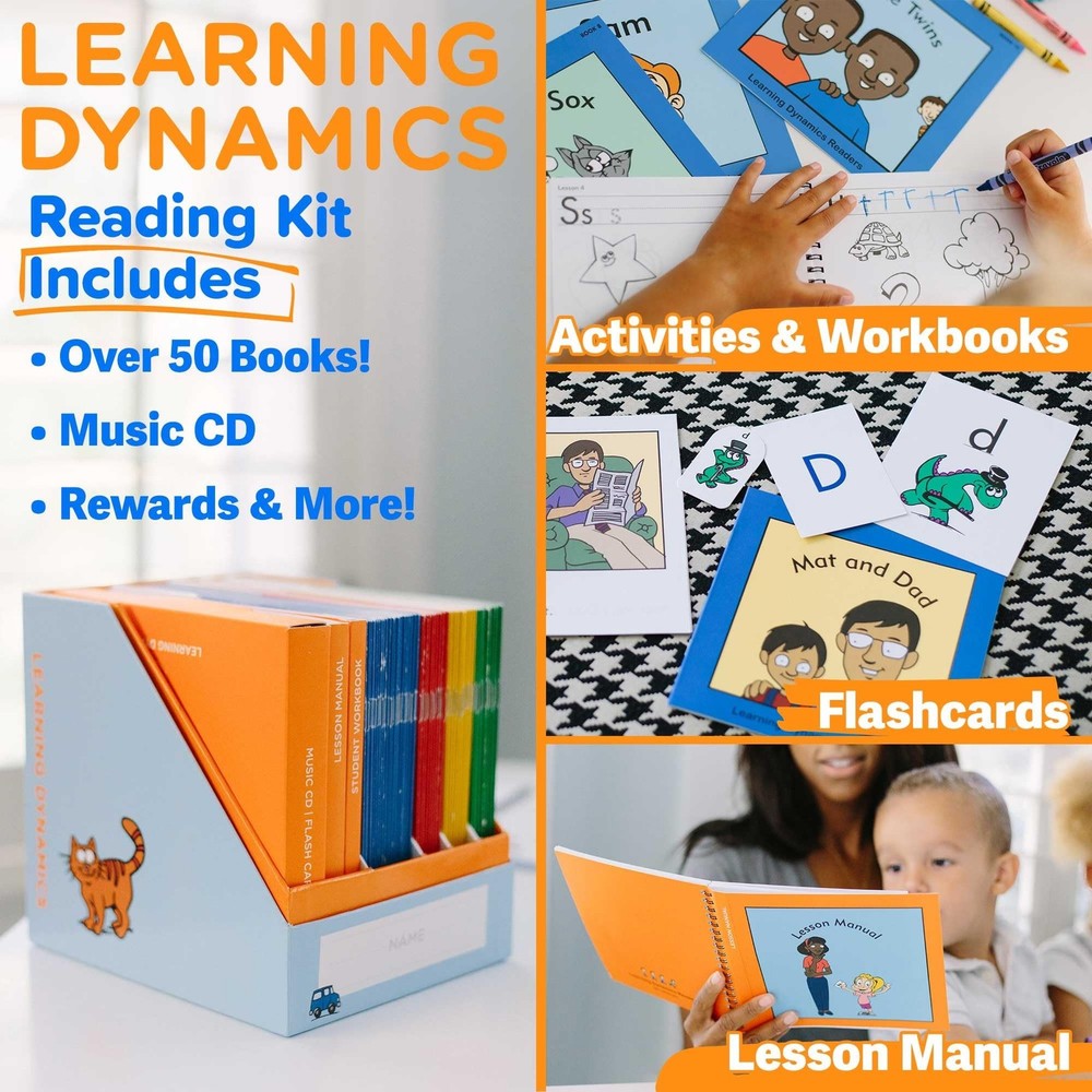 Learning Dynamics 4 Weeks to Read Program and Extra Workbook – Includes 53