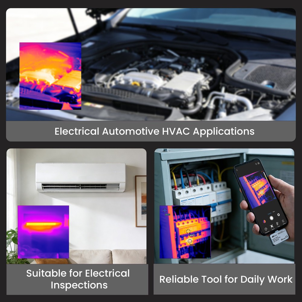 ANXTECH 96x96 Resolution Infrared Thermal Imaging Camera Compatible With Android