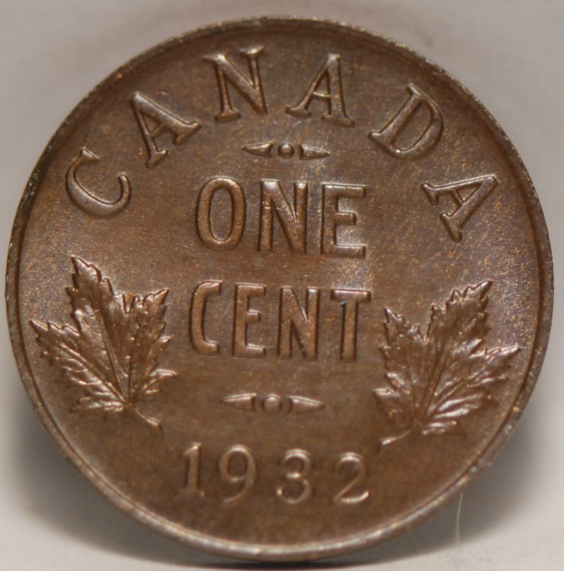 Canada, 1932 Small Cent, KM28, Choice UNC, 1-11