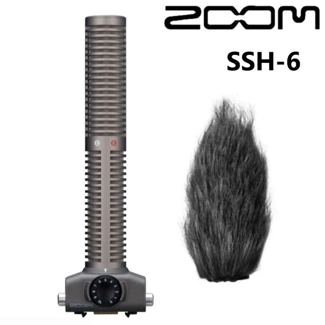 ZOOM SSH-6 Stereo Shotgun Microphone for H6/H5/Q8