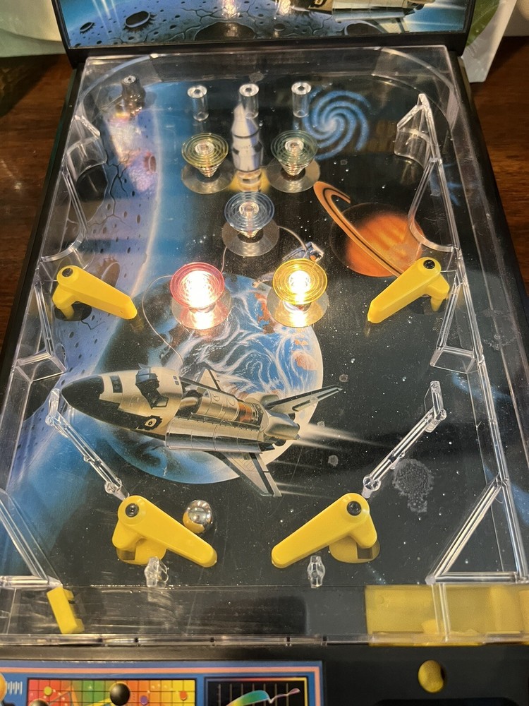 Electronic Space Shuttle Pinball Feldstein & Associates RARE Needs Wire Fixed