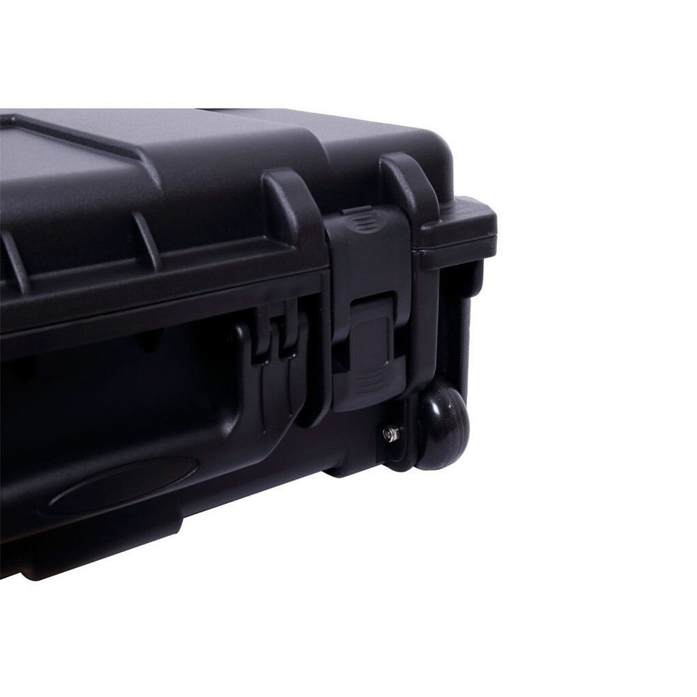 Crossrock 61-note Keyboard Case, Injection Molded PE Flight Case With Wheels