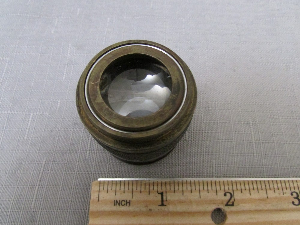 Vintage Brass Lens Assembly Microscope Optics Steampunk